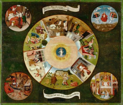 The Seven Deadly Sins and the Four Last Things by Hieronymus Bosch